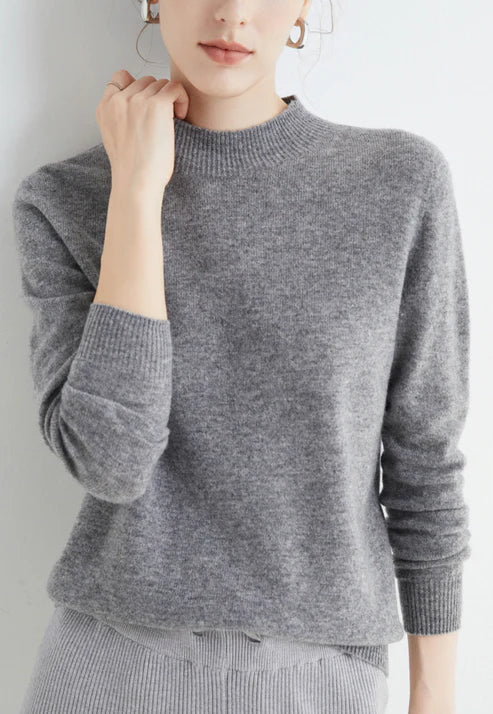 Weicher Damen-Rollkragenpullover – Boxy, Strick, für den Herbst