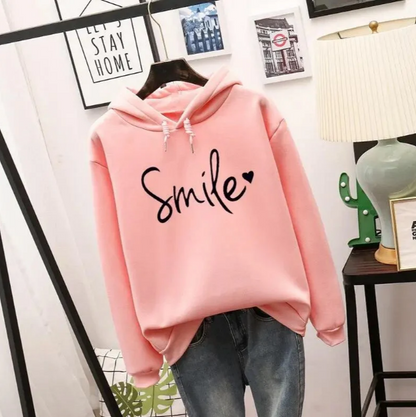 Soft Relaxed Women Hoodie - Oversized Pullover, Cotton Casual