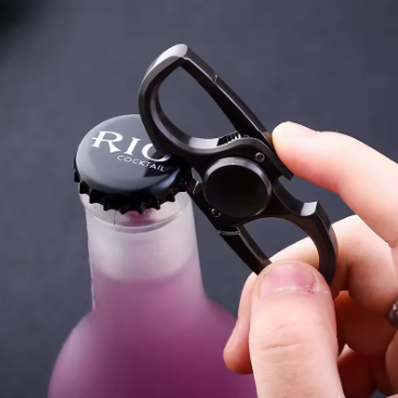 Llave abridora de botella con juguete antiestrés tipo spinner para los dedos