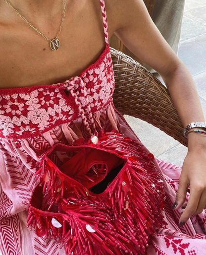 Elegant A-Line White Maxi Dress for Women with Romantic Details - Perfect for Summer Occasions-4