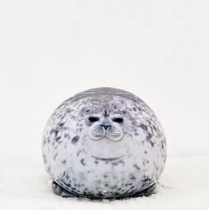 Angry Blob Seal Pillow 3D Plush Toy for Kids, 20CM Cute Sea Lion Gift