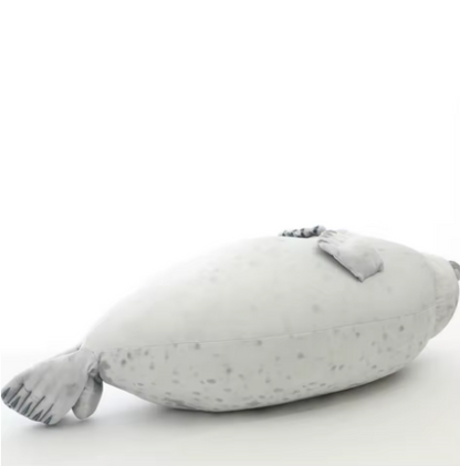 Angry Blob Seal Pillow 3D Plush Toy for Kids, 20CM Cute Sea Lion Gift