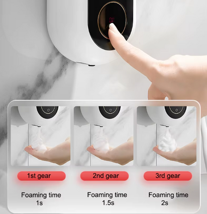 Toilet 450ML Automatic Foam Soap Dispenser - Touchless Wall Mounted Hand Wash Accessories for Kitchen and Bathroom