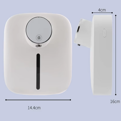 Wall-mounted Automatic Soap Dispenser with Infrared Sensor Touchless Foam USB Rechargeable