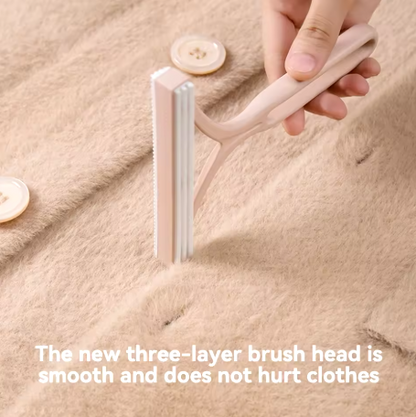 Draagbare Pluizenverwijderborstel voor Huisdierhaar - Handmatige Pluizenschaver Tool voor Kleding en Bankreiniging