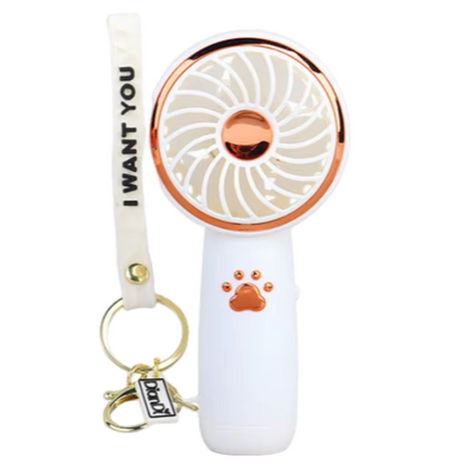 Summer New Mini Fan - Cute Cartoon Portable USB Handheld Fan for Students, Ideal Outdoor Cooling Solution