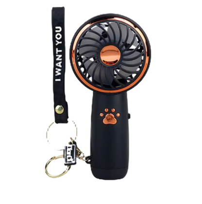Summer New Mini Fan - Cute Cartoon Portable USB Handheld Fan for Students, Ideal Outdoor Cooling Solution