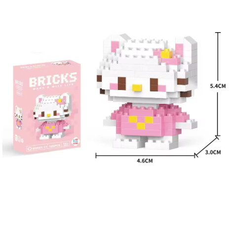 Hello Kitty Building Block Toys For Kids