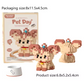 Mini Cute Pet Dog Building Block Set - 90-Piece Cartoon Animal Educational Toy for Kids and Adults