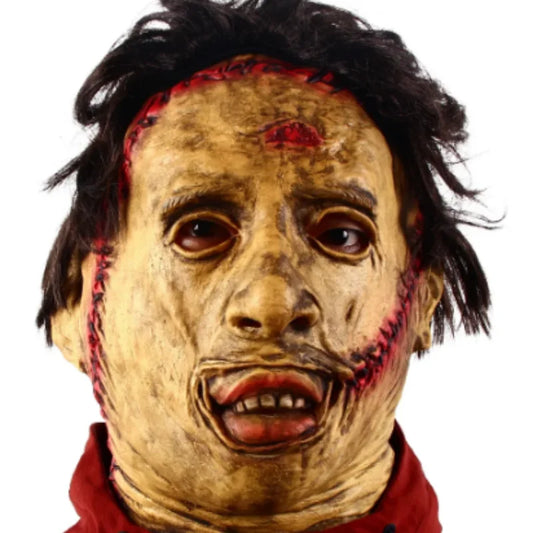 Halloween maske latex motorsag skrekk kostyme maske skummel