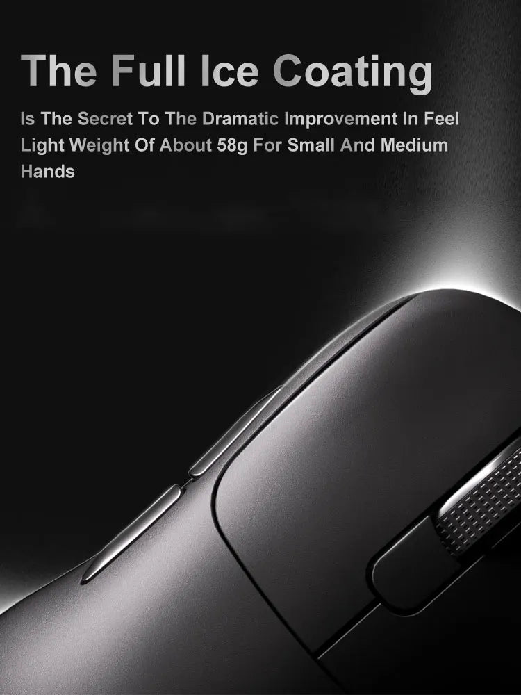 Souris de jeu Recharge magnétique Ergonomique Légère Sans fil