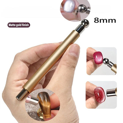 Cat Eye Nail Magnet Double Headed Magnetic Pen Tool For Precise Nail Art Design TikTok Viral Fall 2026