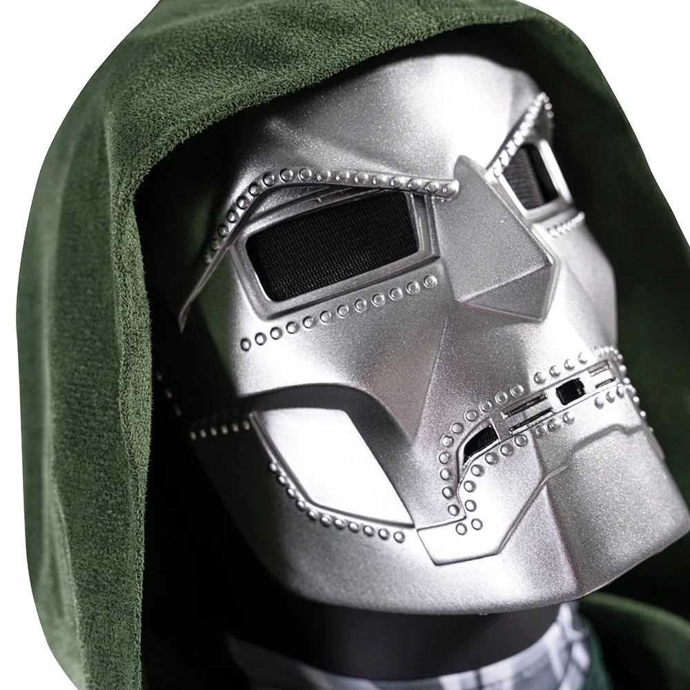 Doctor Doom cosplay-kostyme sett kappe maske Halloween 2025