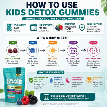 Zeolite Detox Gummies 60 Count – Multivitamin Omega-3 Magnesium Elderberry Immune Support Supplement 2026
