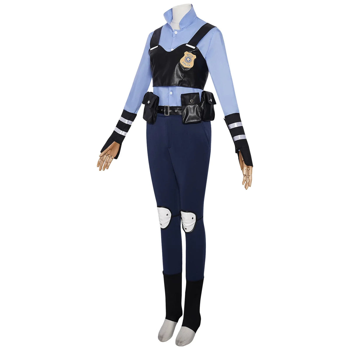 Cosplaykostuumset als politie-uniform van Zootopia Judy Hopps voor kinderen en volwassenen Halloween carnaval 2026