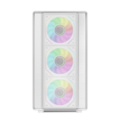 Mini ITX PC kabinet hærdet glas 360mm vandkøling