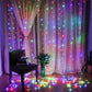 LED Curtain String Lights - 4x0.6M, 3x3M & 6x3M Fairy Light for Christmas & Wedding Decoration, Warm White & Multicolor Options, Outdoor Indoor Use