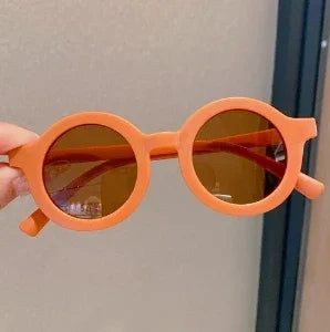 Kids Sunglasses Round Frame Anti-UV400 for 1-7 Year Olds, Children's Sun Protection, Stylish Design