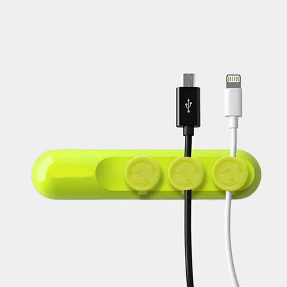 Organizzatore per cavi USB Clip in silicone per cavi Supporto da scrivania