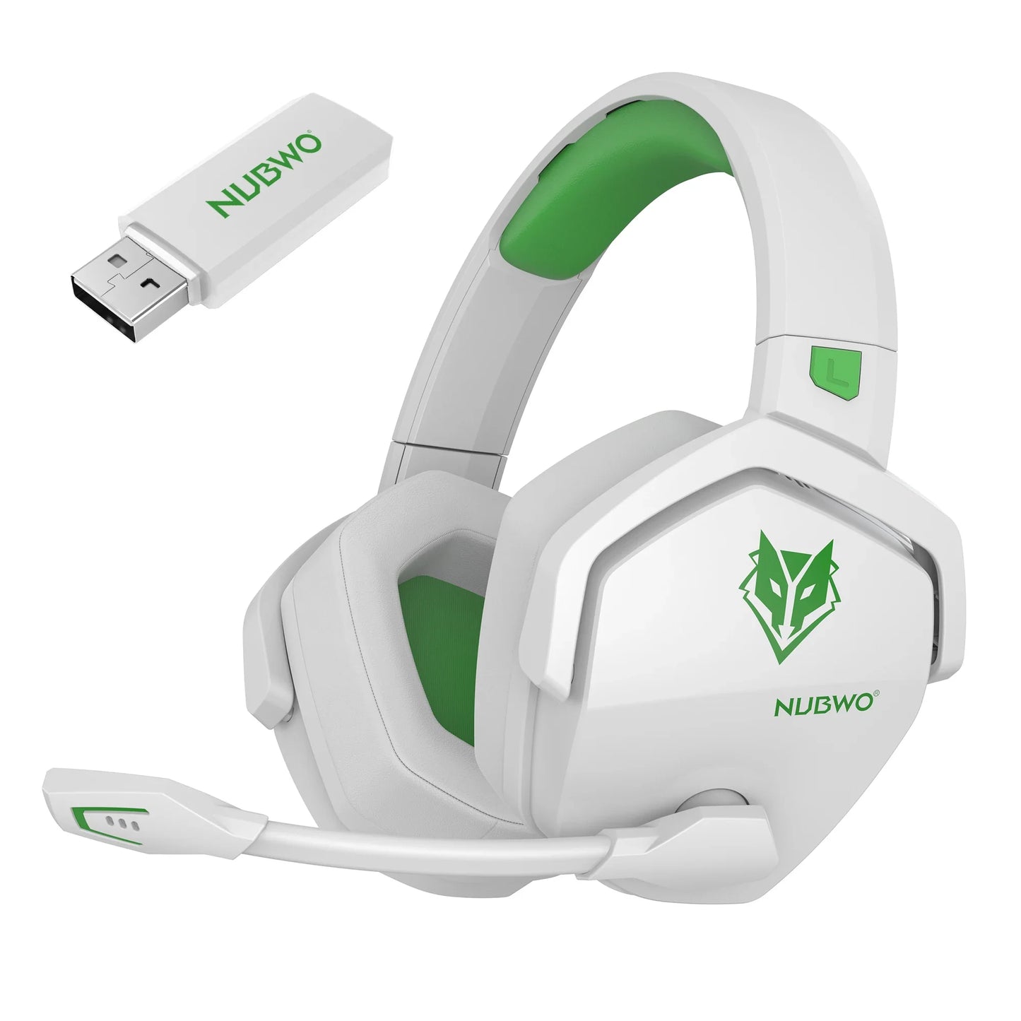 Wireless Gaming Headset With Mic Active Noise Cancellation