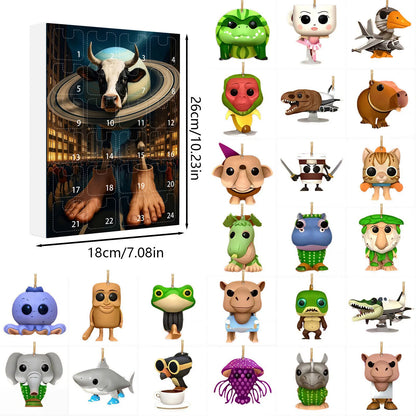 Calendario de Adviento 24 Días Recuerdo Navideño Italian Brainrot