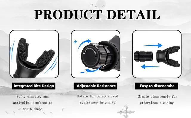 Breathing Trainer Lung Exerciser Adjustable Resistance