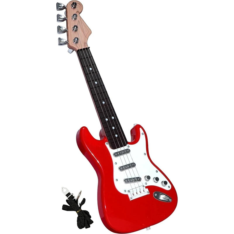 4-String Electric Guitar Toy for Kids - Portable Musical Instrument, Perfect Gift for Young Musicians