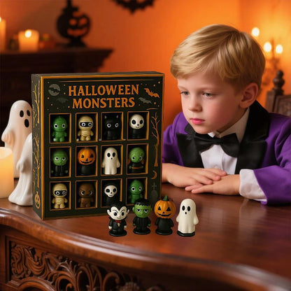 Calendario de Adviento de Halloween 12 Muñecas Mini Espeluznantes 2025