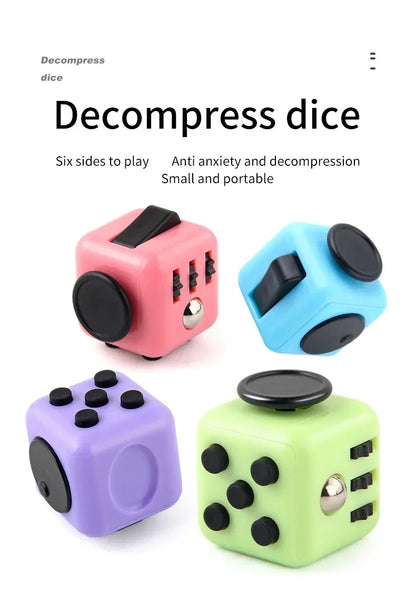 Fidget Cube Antistress Spinner Toy Sensory Stress Relief