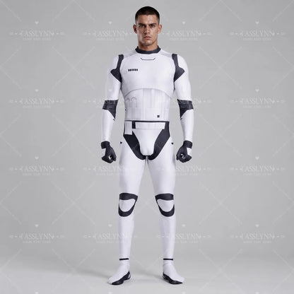 Star Wars Imperial Stormtrooper Zentai Jumpsuit Cosplay Costume for Men Boys Adults Halloween 2026