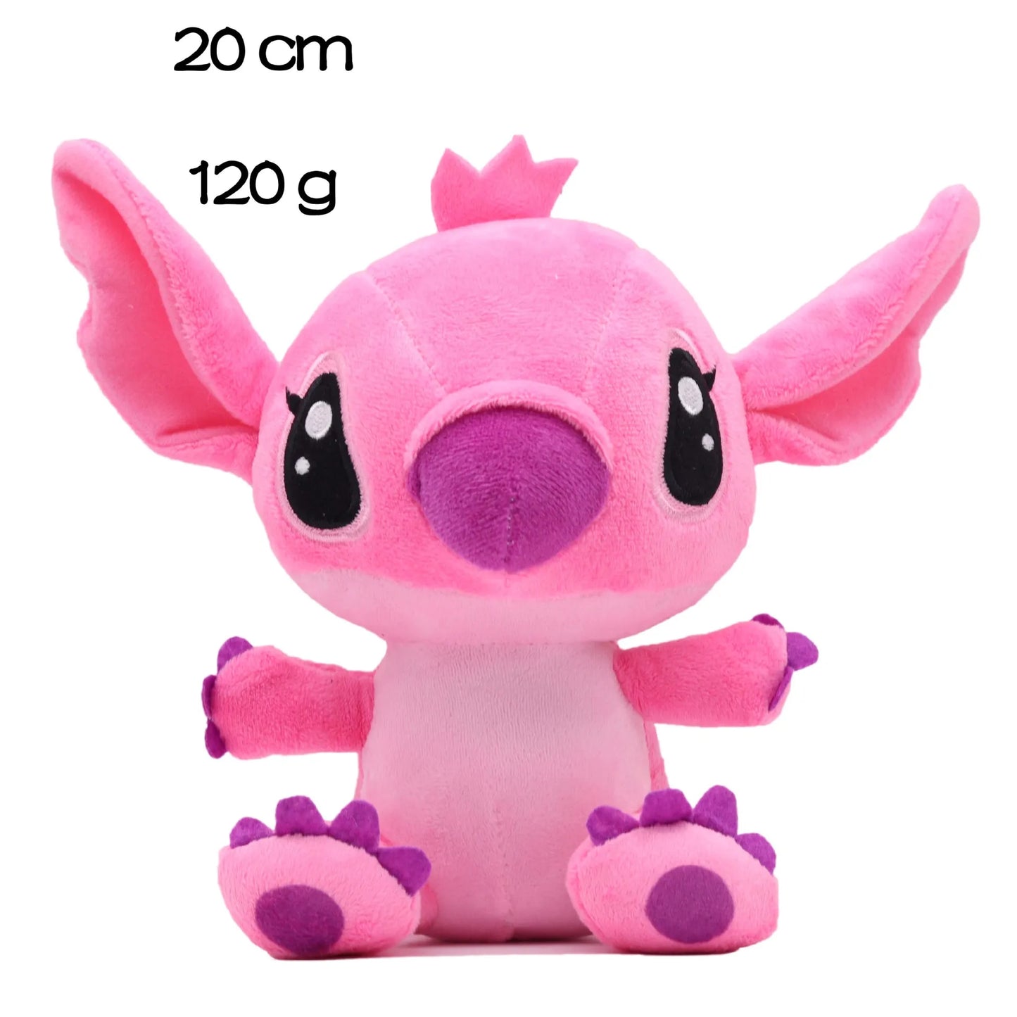 Eco-Friendly Disney Stitch Plush Doll - Soft Stuffed Animal, 20cm-25cm (7.8-9.8 inch) Gift for Kids' Birthdays