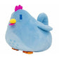 Adorable Plush Chicken Pillow Toy - 20cm (7.8 inch) Soft Stuffed Animal for Kids, Perfect Birthday or Christmas Gift in Blue, Brown, Gray, and White