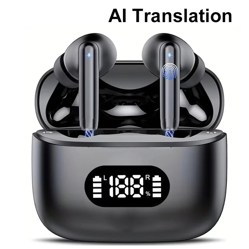 AI Translator Earbuds Real Time 144 Languages With ANC