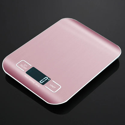 Digital Kitchen Scale Stainless Steel LCD Baking Scale