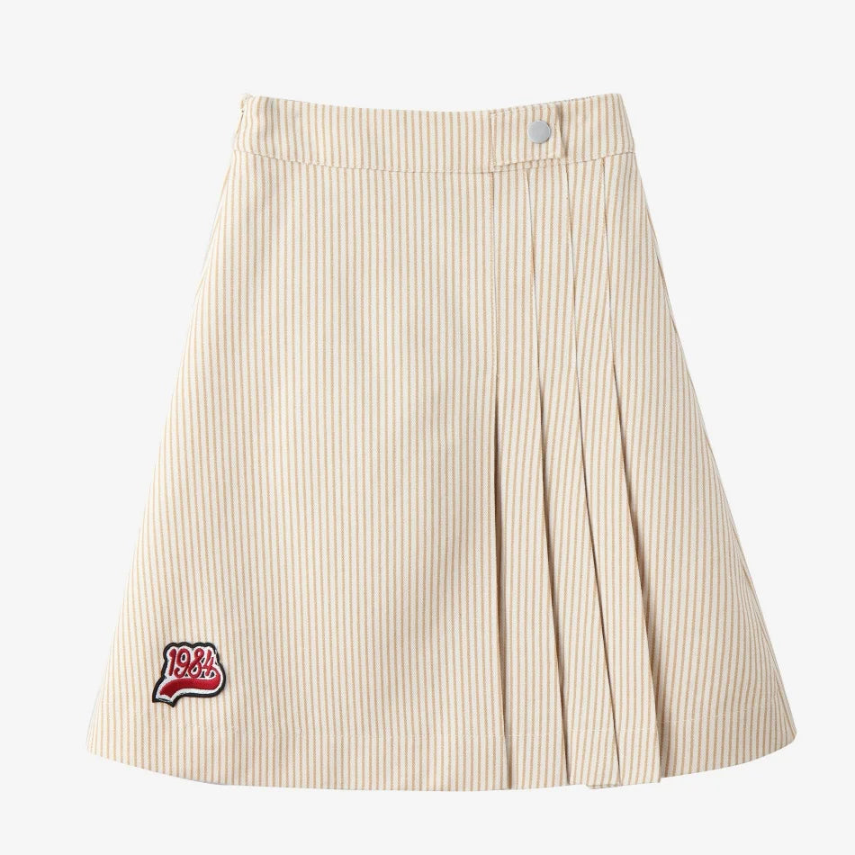 Soft Unisex Kids' Clothing - Patchwork Pinstripe Summer Outfit, Cotton-Polyester, Casual Family Wear
