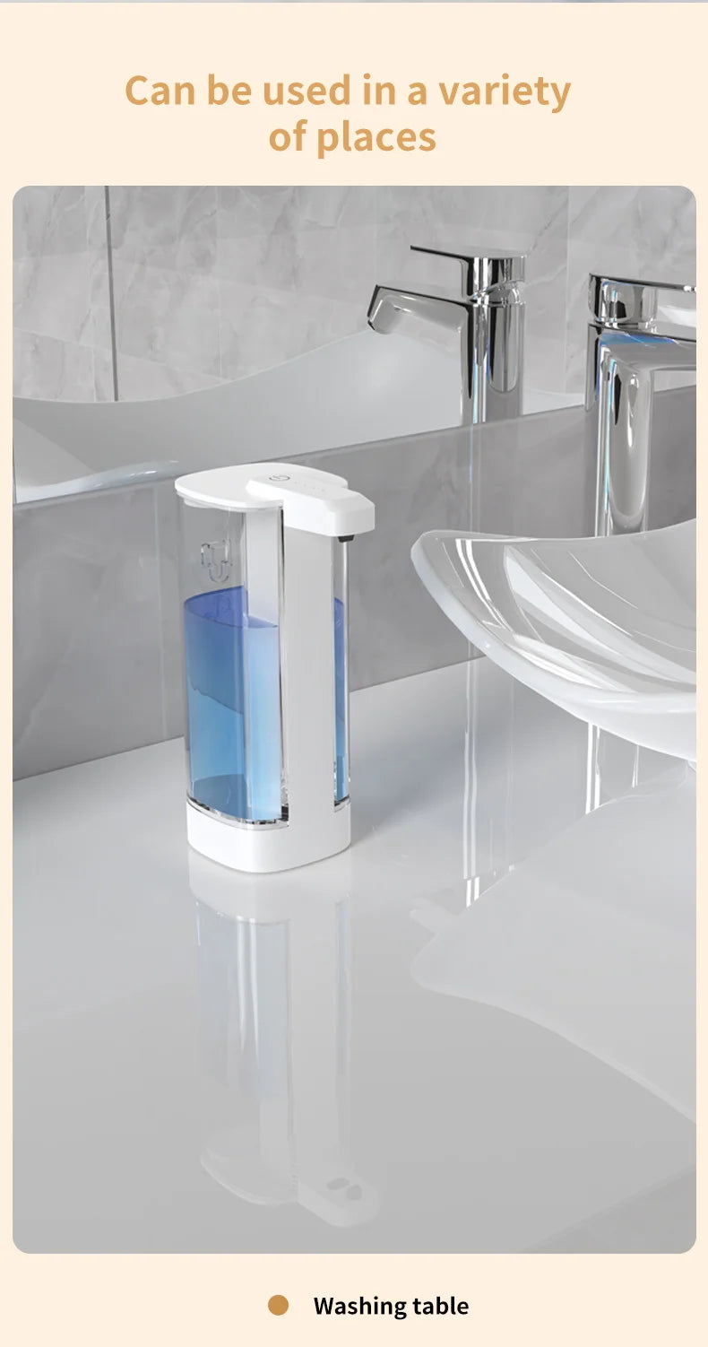 Automatic Sensor Soap Dispenser Touchless Kitchen Bathroom