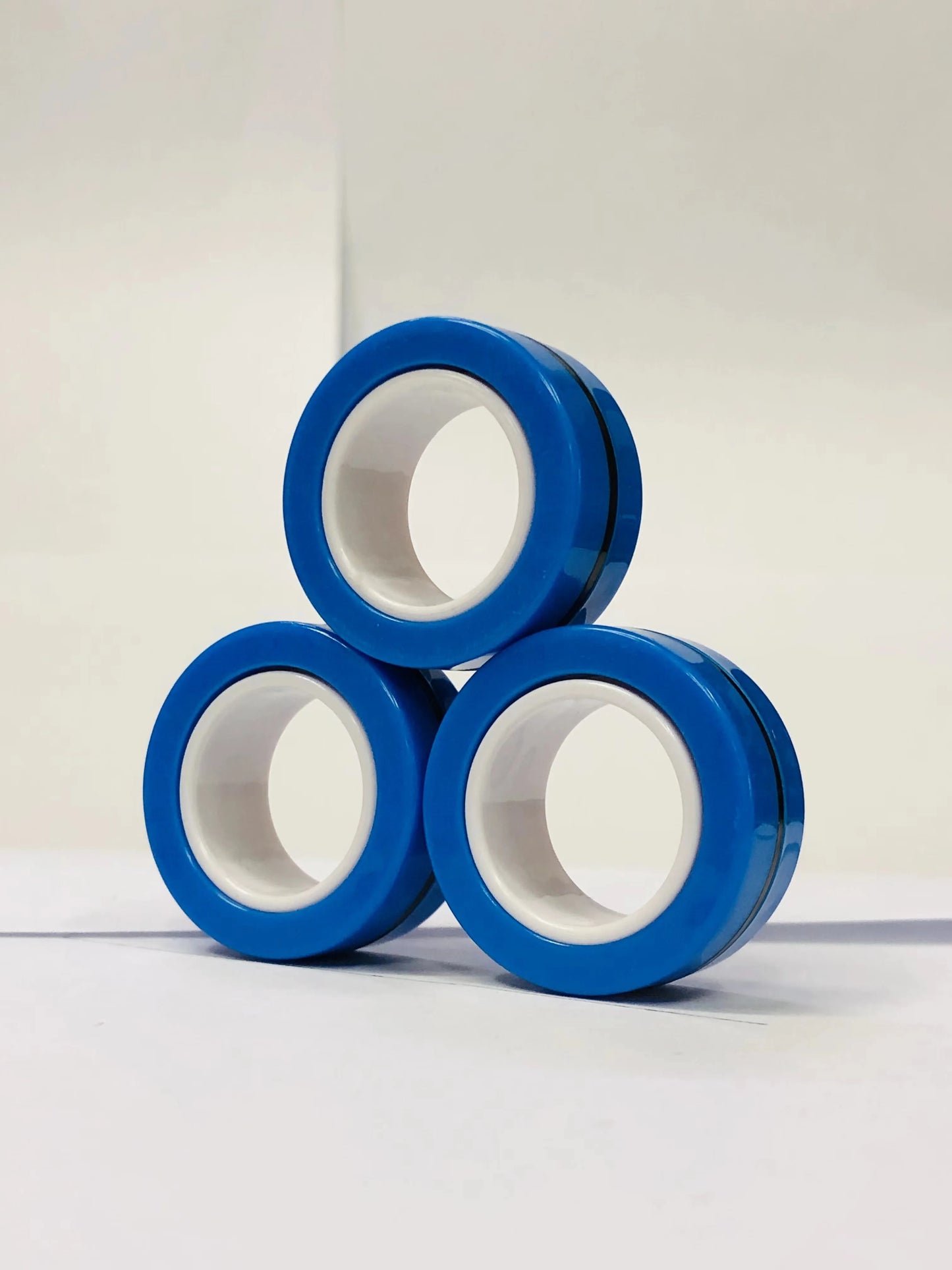 Magnetic Fidget Rings Set 3Pcs Stress Relief Spinner