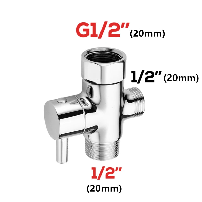 Bidet T Adapter 3-Way Water Diverter Valve For Handheld Bidet Sprayer Fall 2026 Home Upgrade