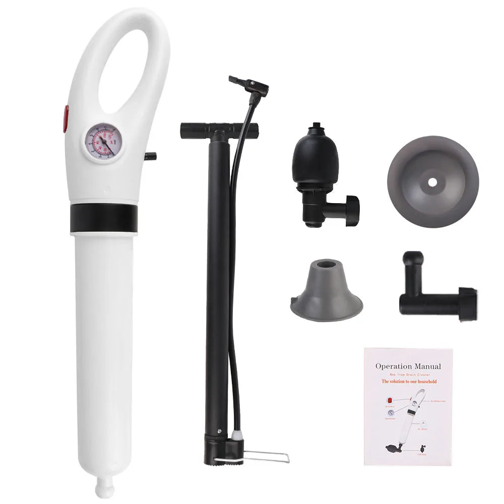 Toilet Plunger High Pressure Drain Unblocker Hydro Blast Style Eco Friendly Home Repair Fall 2026