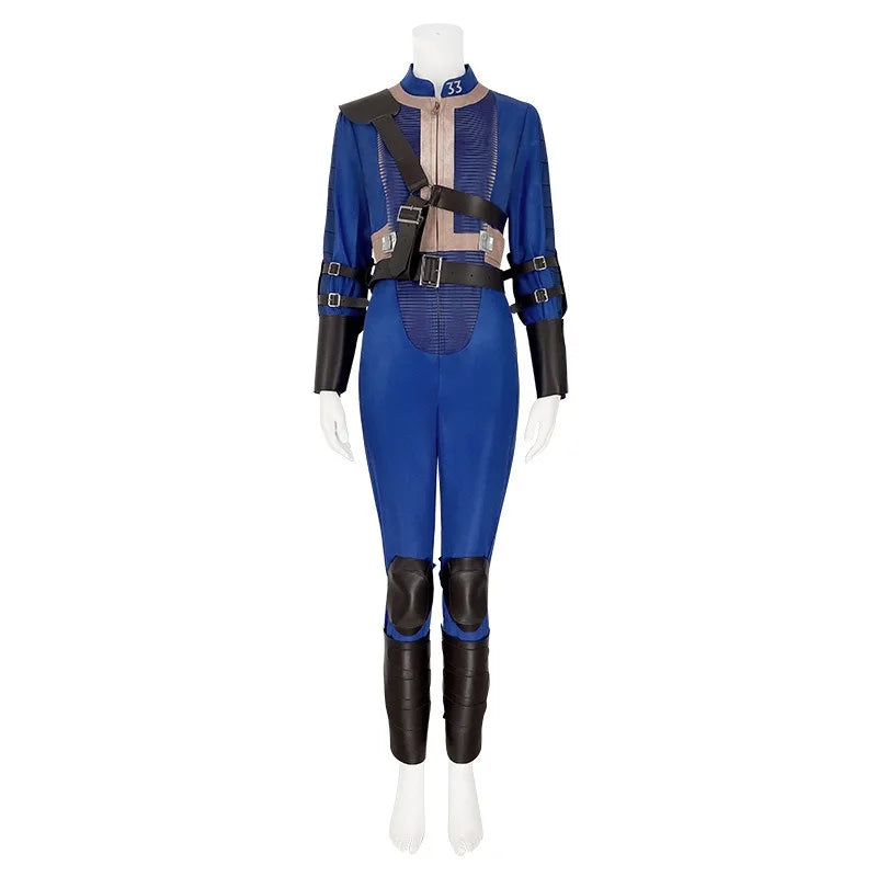 Fallout Vault nr. 33 Lucy MacLean-cosplaykostuum, jumpsuit voor volwassenen, Halloween- en tv-feestkostuum 2026
