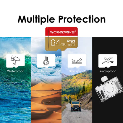 MicroDrive MicroSD Card Class 10 UHS-I U3 Memory Card High Speed TF Card