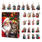 Cute Cat Advent Calendar 2024 - Christmas Countdown Decoration for Kids, Cartoon Holiday Gift