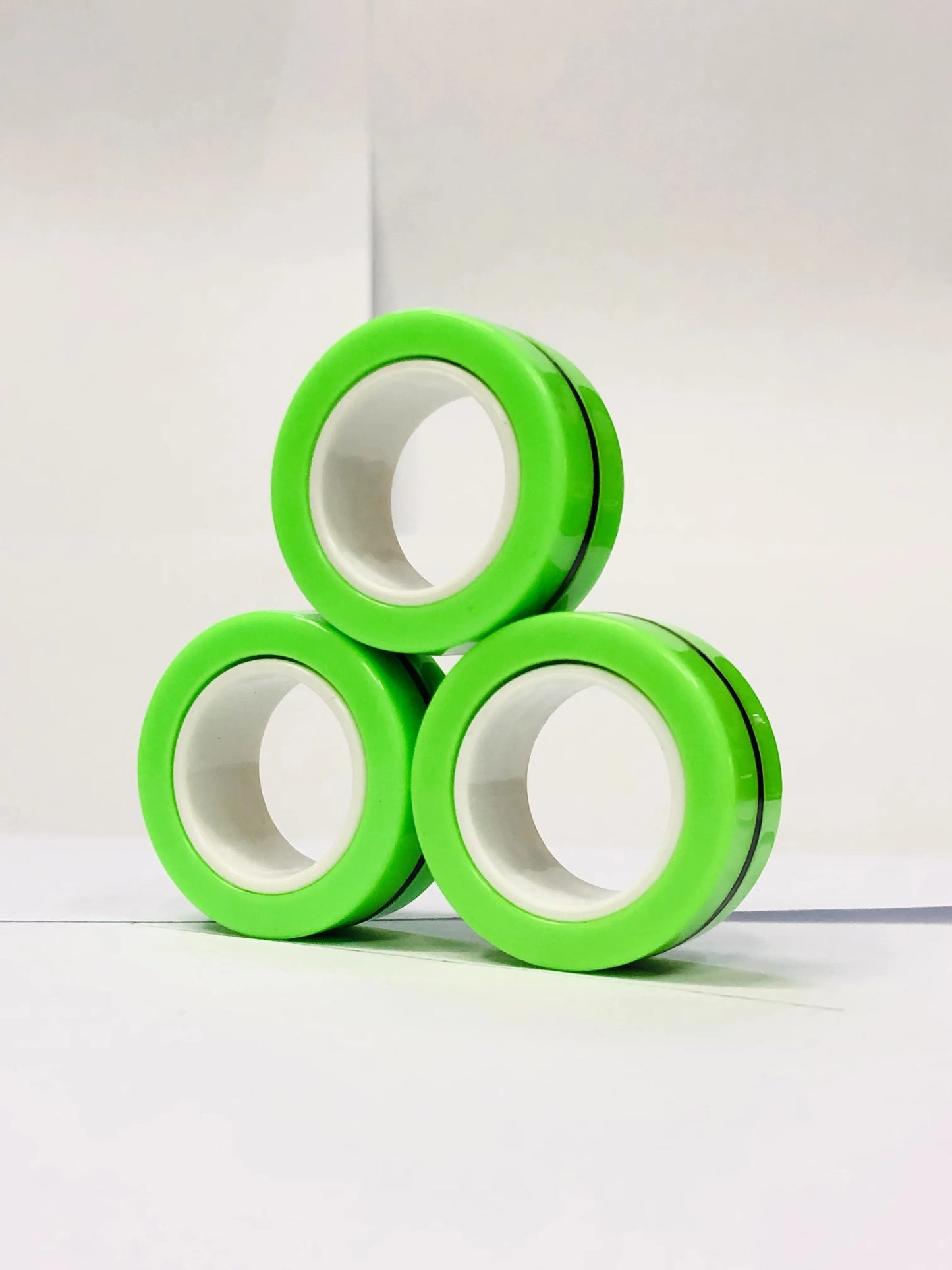 Magnetic Fidget Rings Set 3Pcs Stress Relief Spinner