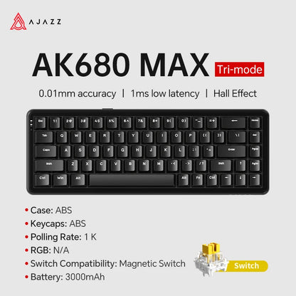 Teclado Mecánico Sixty Mini Inalámbrico ARGB Magnético Hall