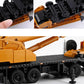 Scale Alloy Diecast Engineering Crane Toy - 360° Rotating, Four-Wheel Steering Model for Kids