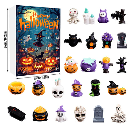 Calendario dell'Avvento di Halloween 24 Giorni Regali a Sorpresa Non Dolciumi