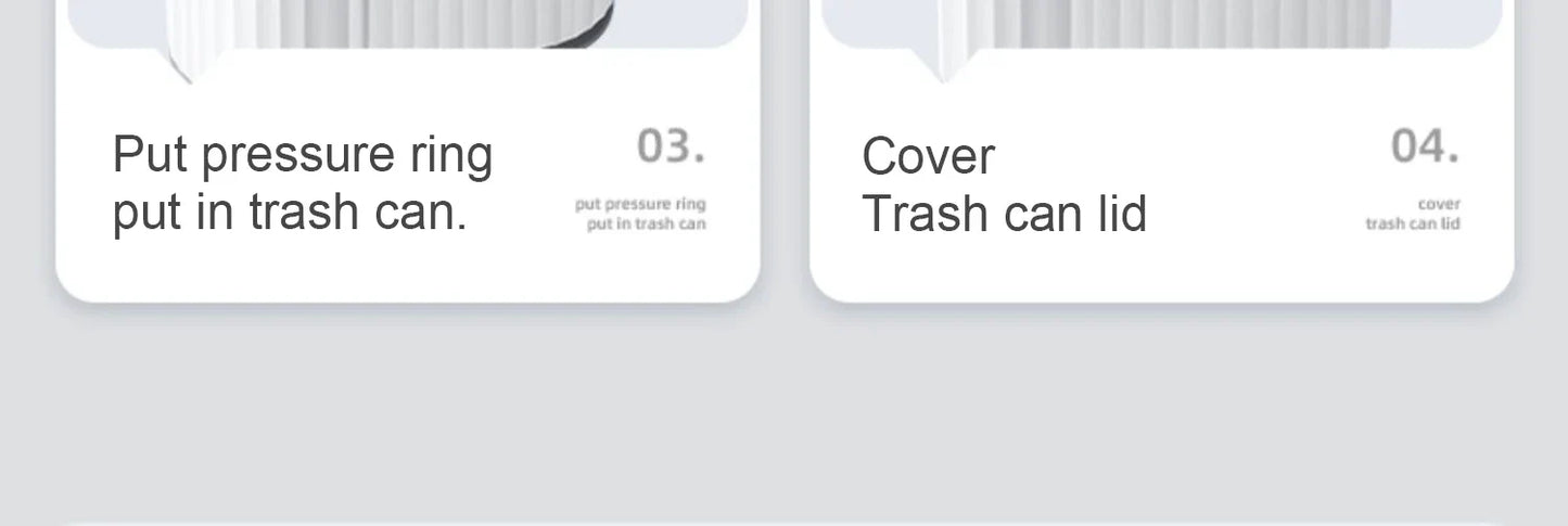 Automatic Sensor Trash Can Narrow Roman Stripe Bathroom Bin