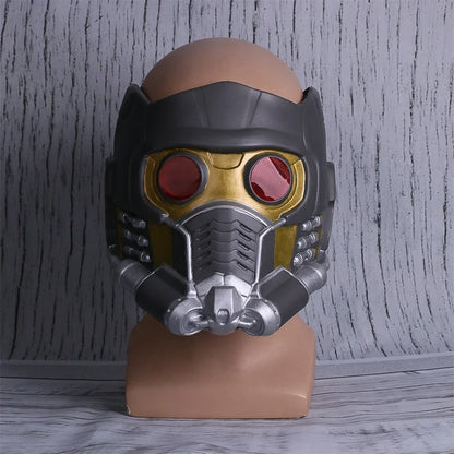 Star Lord LED Light-Up Latex Cosplay Helmet for Adults Halloween Party 2026