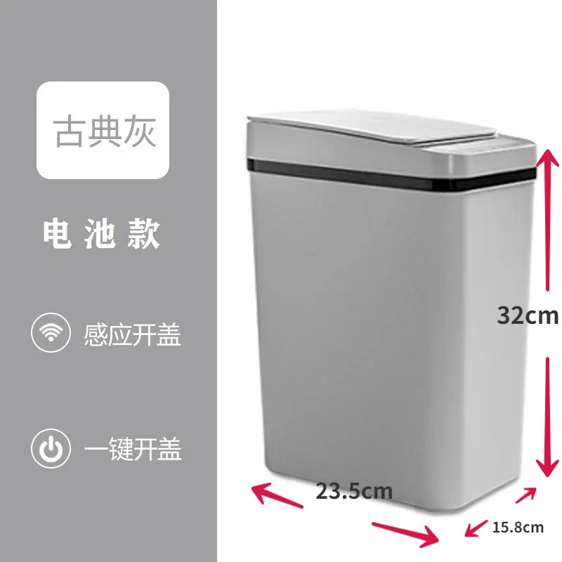 Smart Trash Can Automatic Sensor Bin Touchless Odor Control