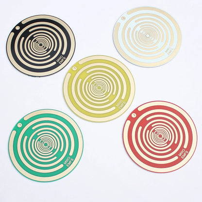 Double-Sided Polarizing Disk for Electromagnetic Radiation Protection and Pain Relief, Portable Non-Toxic Design-3